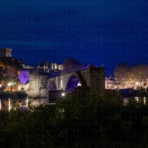 Pont d’Avignon Illumination Nocturne