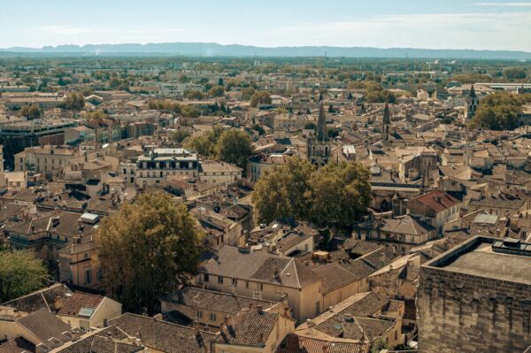 Vue panoramique sur Avignon