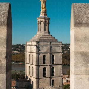 Notre-Dame des Doms depuis les hauteurs du Palais des Papes