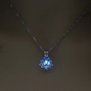 Collier Phosphorescent bleu